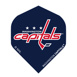 NHL® Flights Washington Capitals logo printed on durable 100 micron polyester dart flight