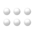 6 pack white foosballs