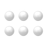 6 pack white foosballs