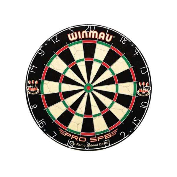 Winmau Pro SFB Dartboard with staple-free bullseye and Cliple II wiring system