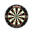 Winmau Pro SFB Dartboard with high tensile steel wiring and staple-free bullseye in classic black, white, red, and green design