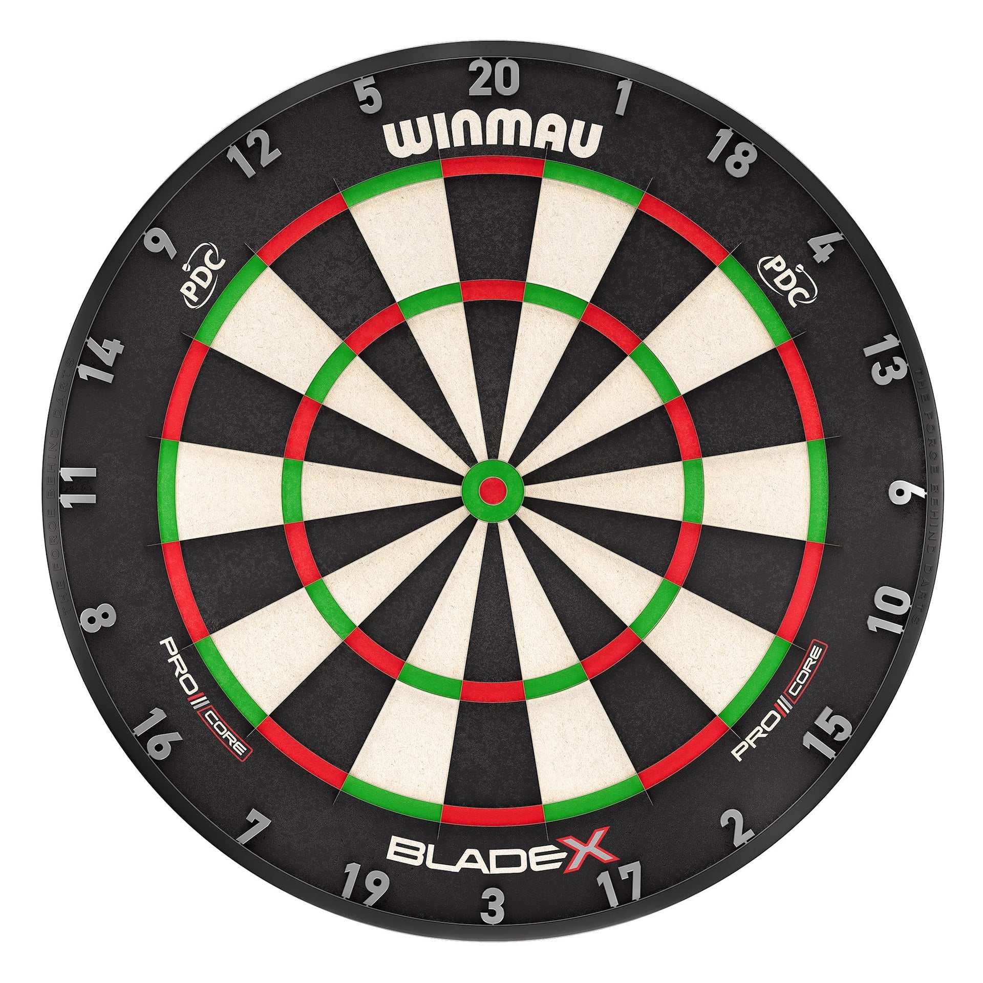 Winmau Blade X Dartboard on white background