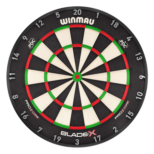 Winmau Blade X Dartboard on white background