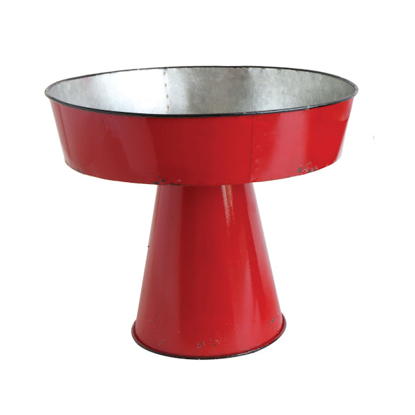 Distressed Decorative Metal Pedestals