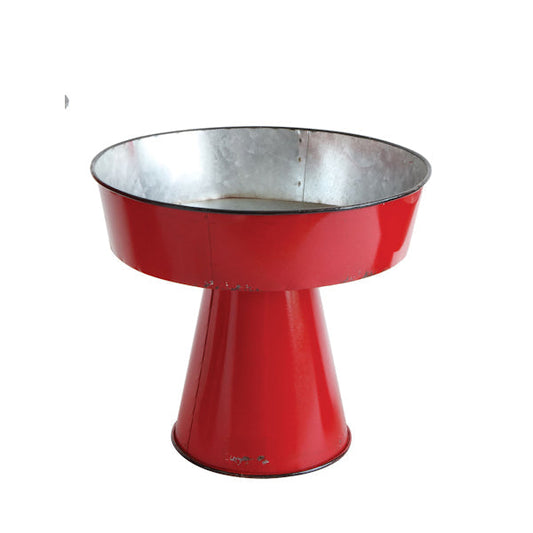 Distressed Decorative Metal Pedestals