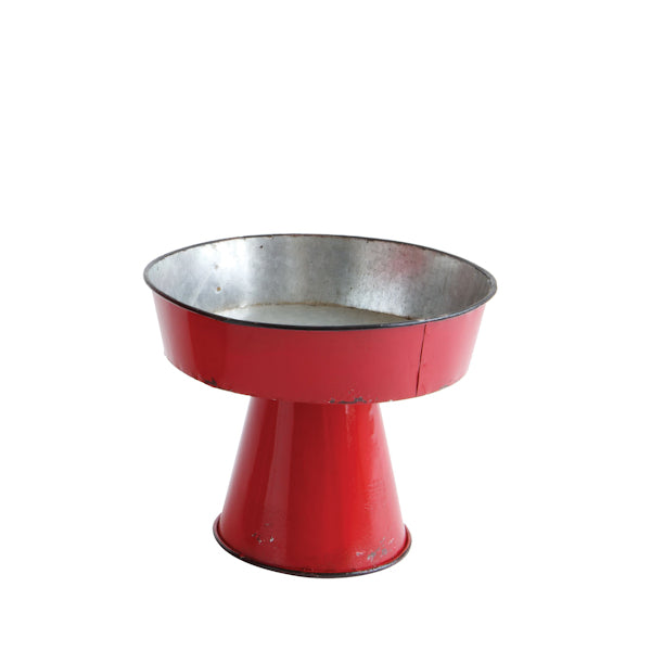 Distressed Decorative Metal Pedestals