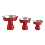 Distressed Decorative Metal Pedestals
