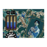 Zenith G2 Ching Ho Tung SP 90% Tungsten with Target branding on a decorative box background featuring Ching Ho Tung holding darts.