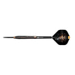 Datadart Aether 95% Tungsten darts with tapered nose, shark-cut front, radial grooves, black bronze PVD finish