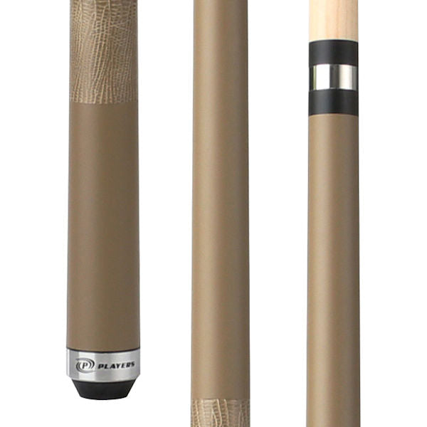 C Series Matte Paint Players Cue aged oak beige close up