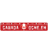 Throw Line oche with 'Canada Oche.Eh' text and a maple leaf design on a red background