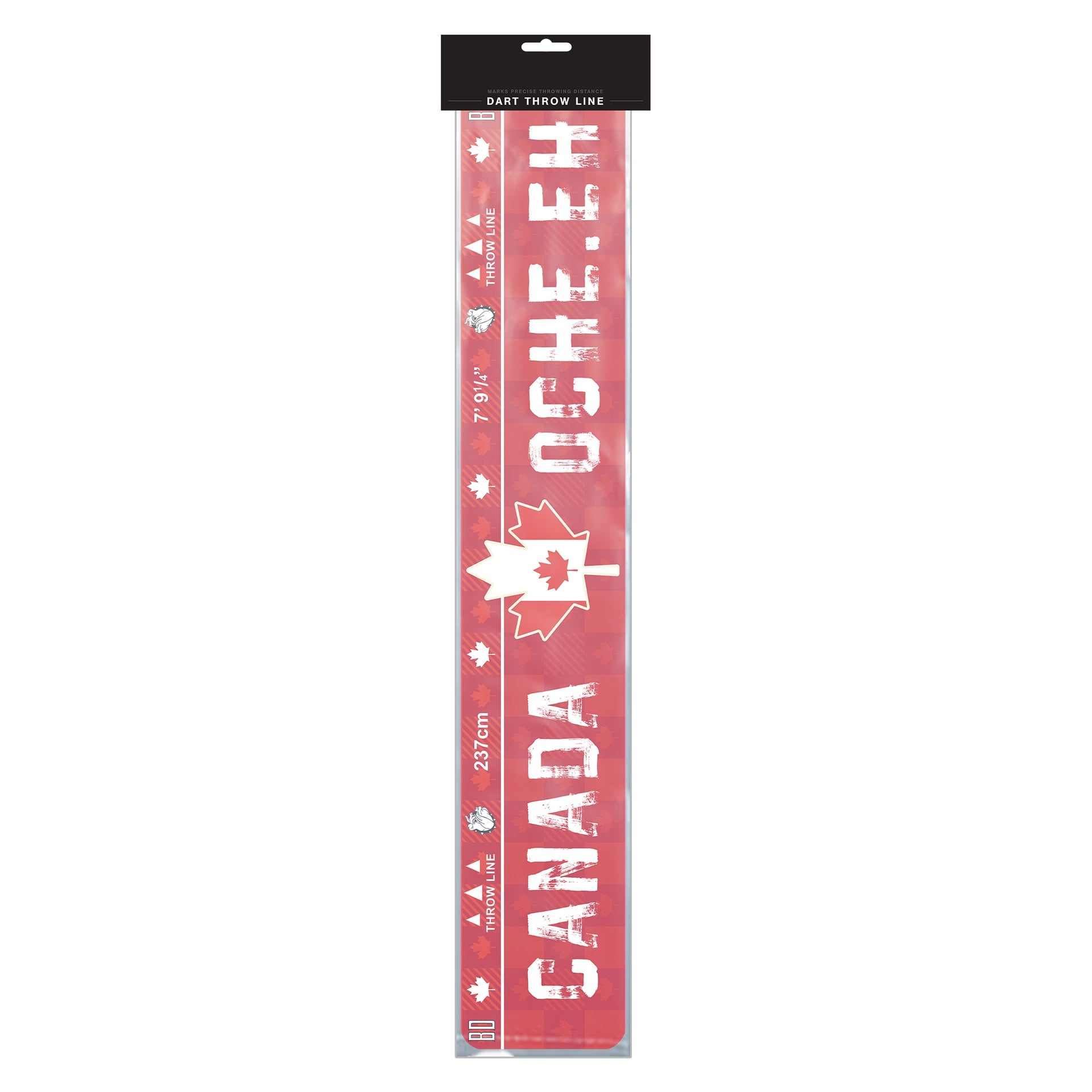 Throw Line oche with 'Canada Oche.Eh' text and a maple leaf design on a red background packaging
