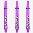 Clinch Nylon Shafts showing one set of purple colour shafts on white background