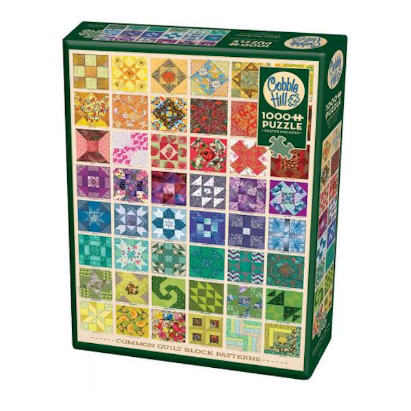 Cobble Hills Common Quilt Blocks (1000pc) Puzzle