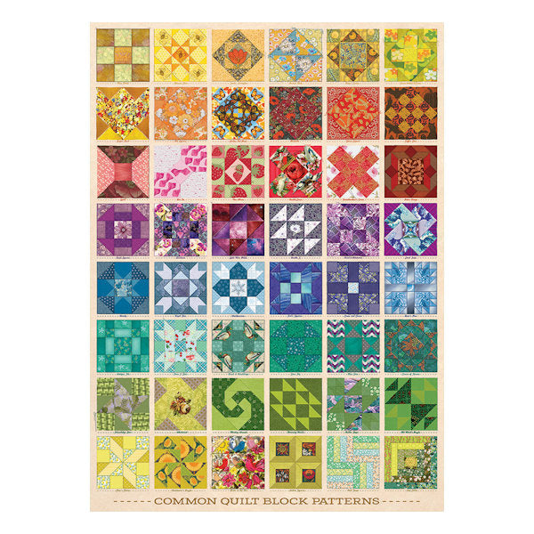Cobble Hills Common Quilt Blocks (1000pc) Puzzle