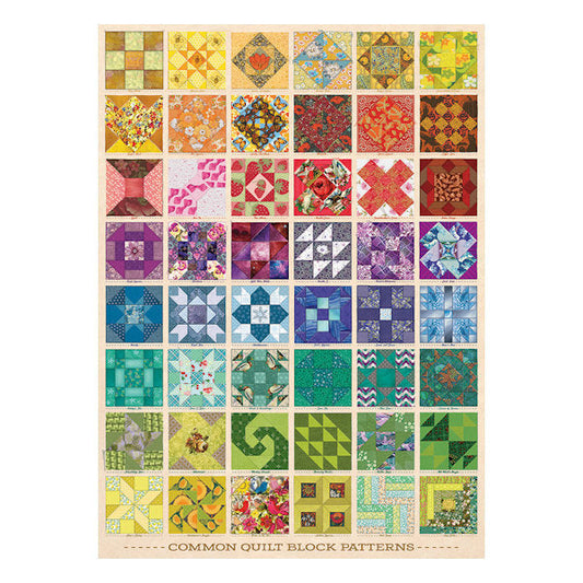 Cobble Hills Common Quilt Blocks (1000pc) Puzzle