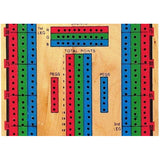 3 Track Cribbage Deluxe Color close up