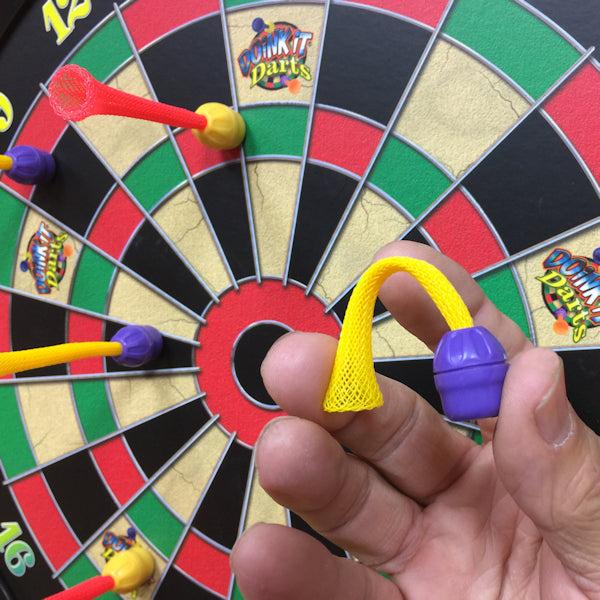 Doinkit® Darts magnetic dart board with safe, flexible darts and colorful target segments