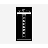 Cricketeer Chalkboard mini black dart game scoreboard for tracking cricket scores