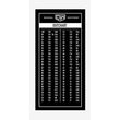 Chalkboard Outchart Black on white background