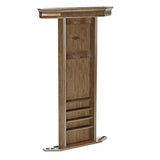 Heritage Combo Wall Rack rustic brown