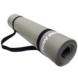 Iron Body 6mm Thick Yoga Mat with strap