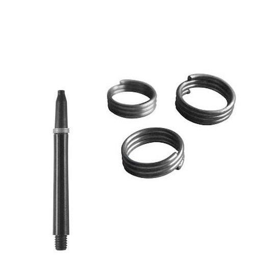 Jocky Wilson Replacement Shaft Ring set for nylon dart shafts ensuring flight stability and precision