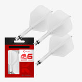 K-Shift No.6 Flight & Shaft White system  with red and black packaging featuring 'K' branding on a white background