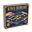 Kings Cribbage board game with tiles and scoring racks, royal edition packaging