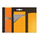 Target Milli Grey Dart Case in orange and black packaging on white background.