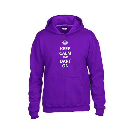 Keep Calm and Dart On™ Youth Hoodies