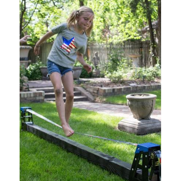 Slackers Slack Rack child using the line