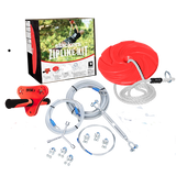 Slackers 90' Eagle Flyer Zipline Kit & Spring Brake System