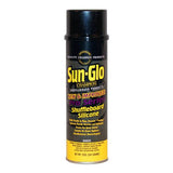 Sun-Glo Shuffleboard Silicone Spray for maintaining and preparing shuffleboard tables before powder application