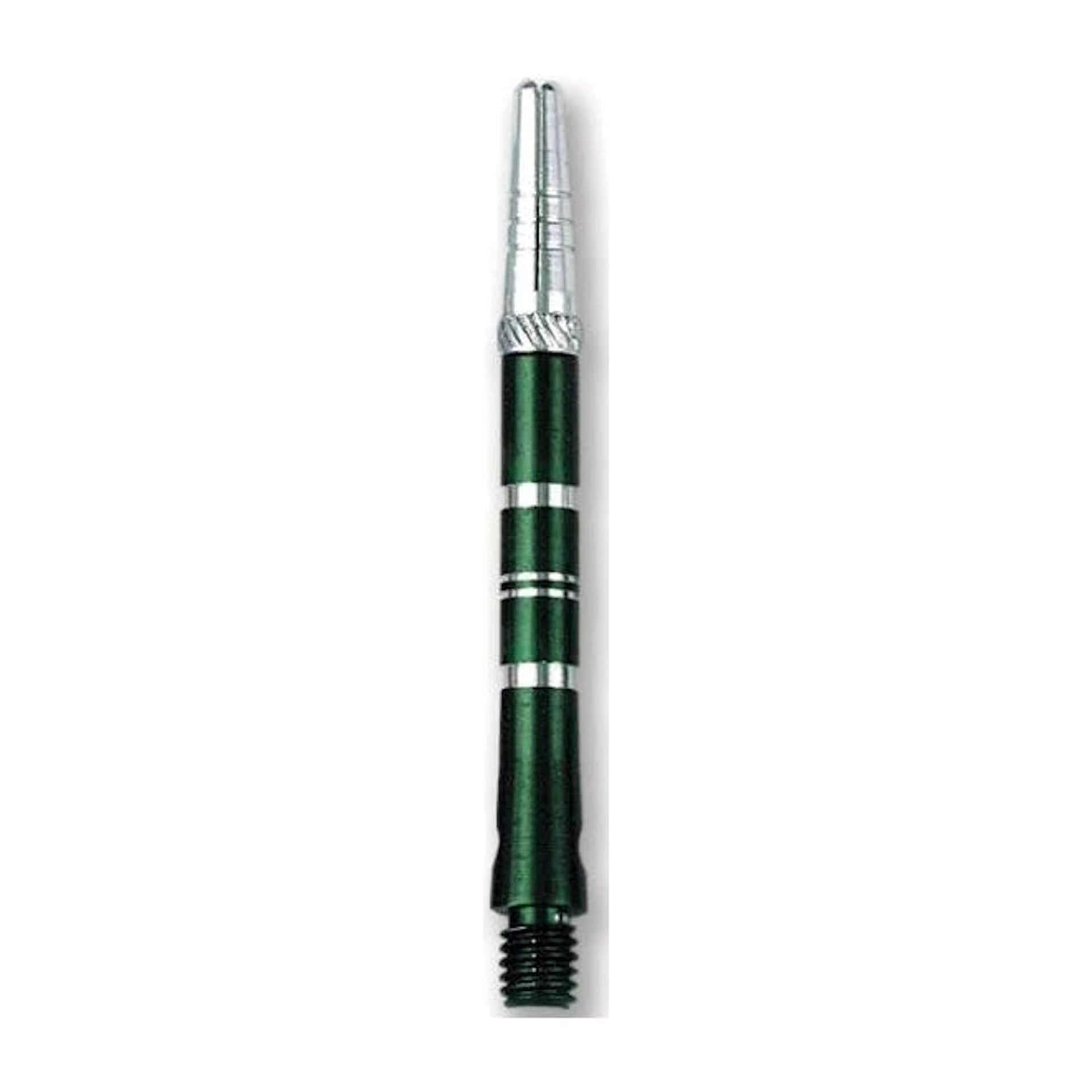 DW Top Spin Grooved Shafts green with silver accents