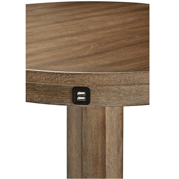 Brunswick Traditional Pub Table close up USB plug
