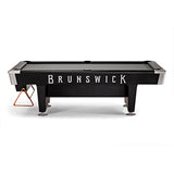 Black Wolf Pro Pool Table by Brunswick side view